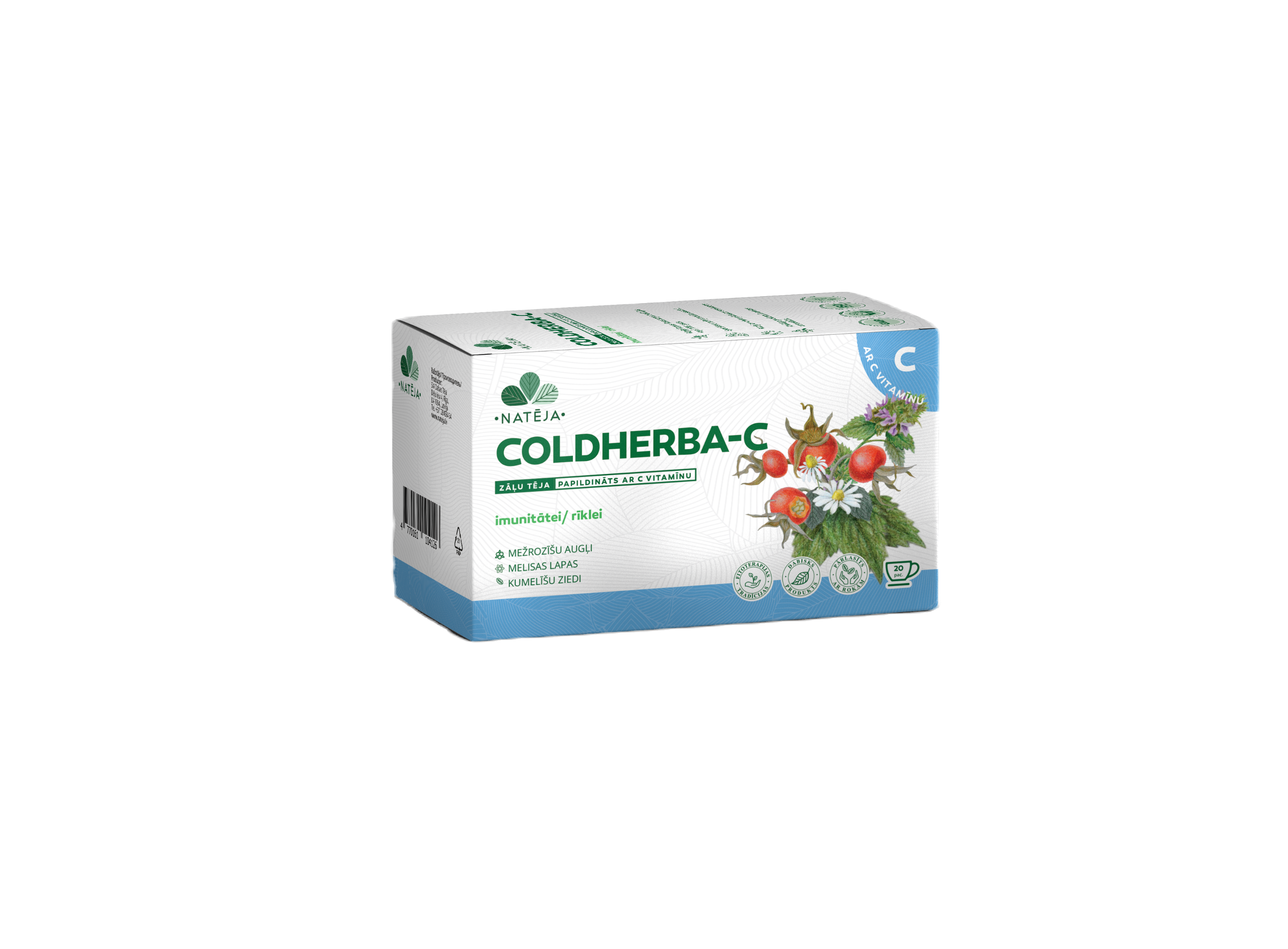 Coldherba-C, imunitātei, 20 gab