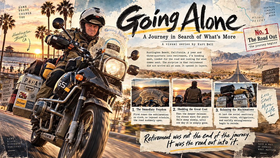 Going Alone: The Story — No. 001: The Road Out