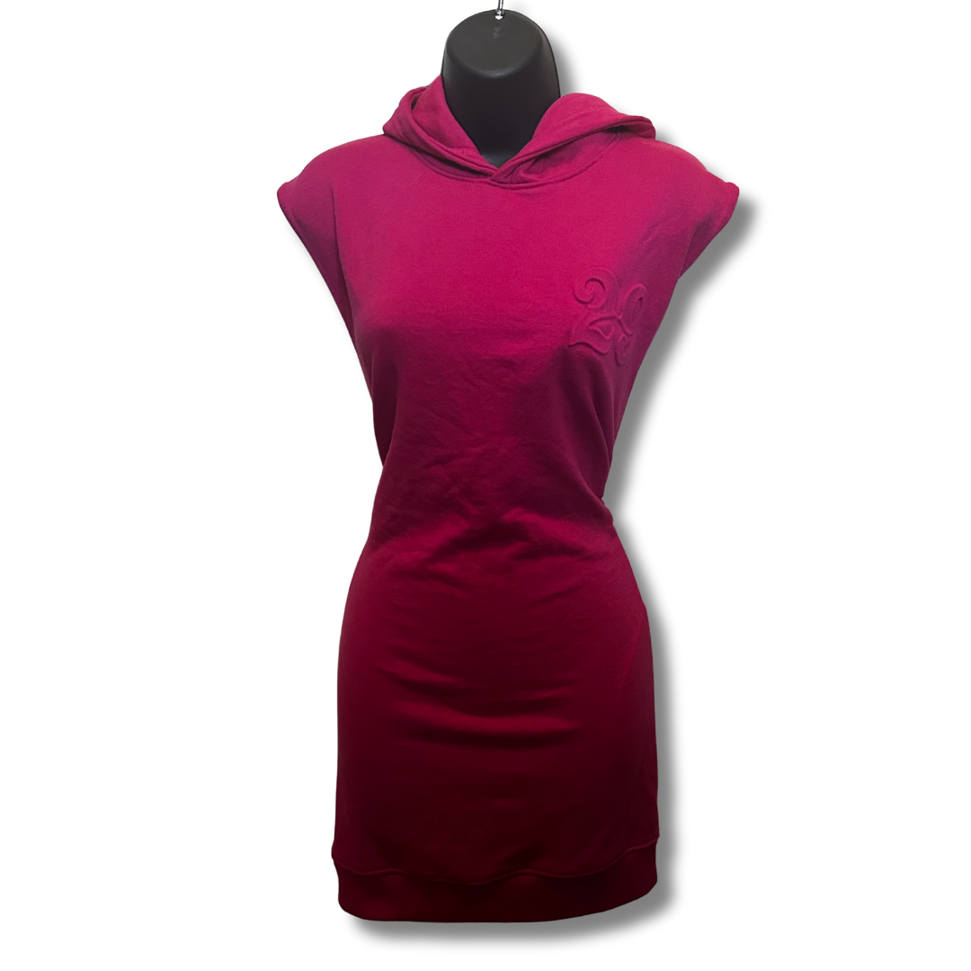 Women's Sleeveless 29 Hoodie Dress