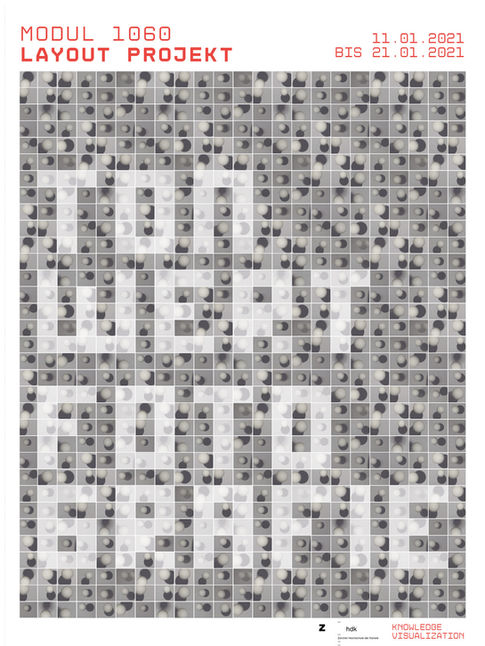 Vorderseite eines Plakats zum Modul Tonwertfotografie