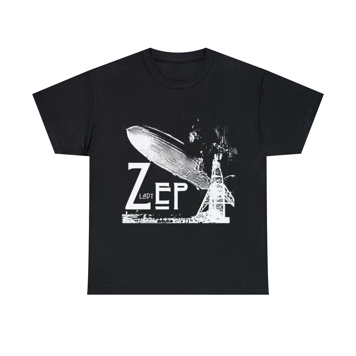 Lady Zep Crashing Zeppelin - Unisex Tee