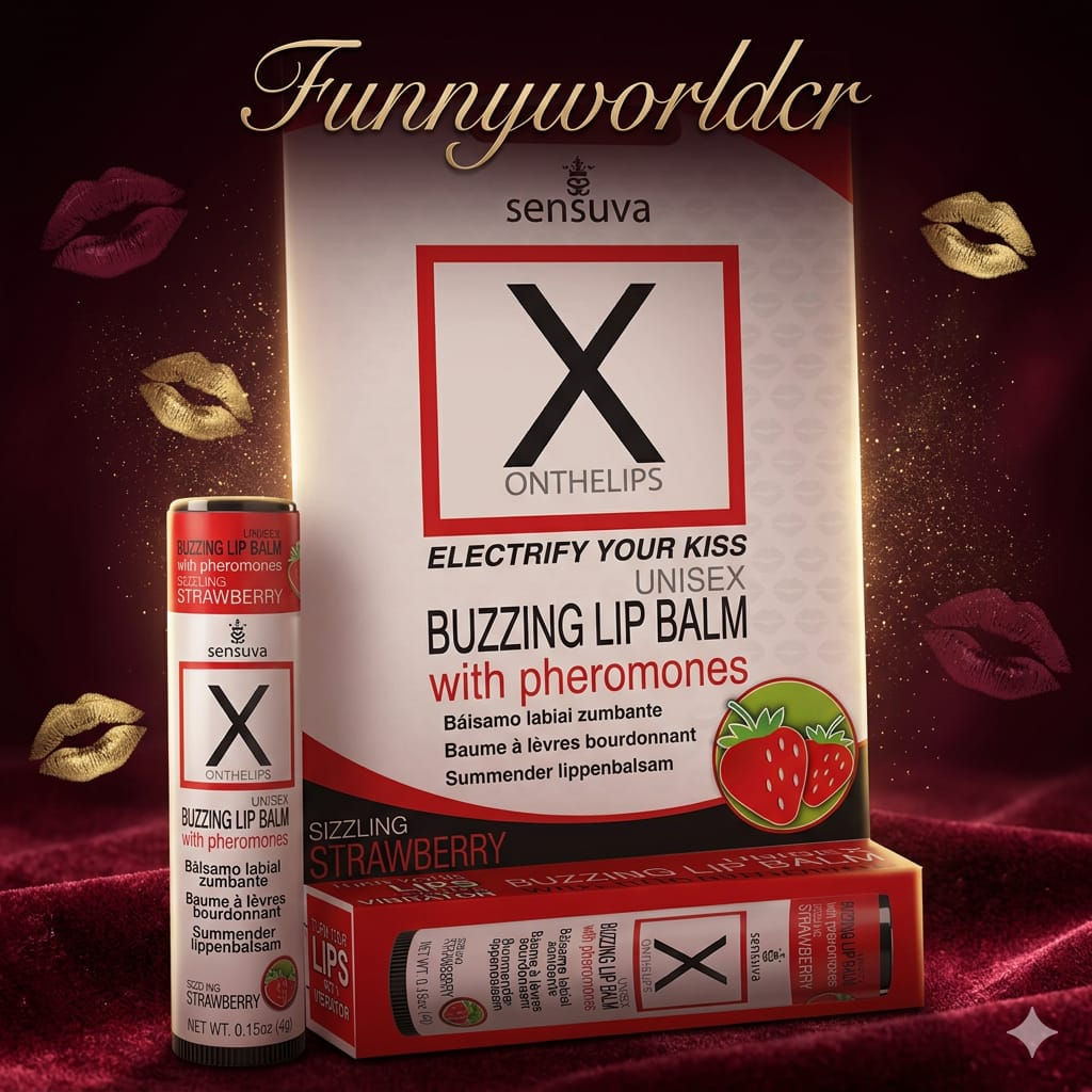 Buzzing lip balm With pheromones (labial)