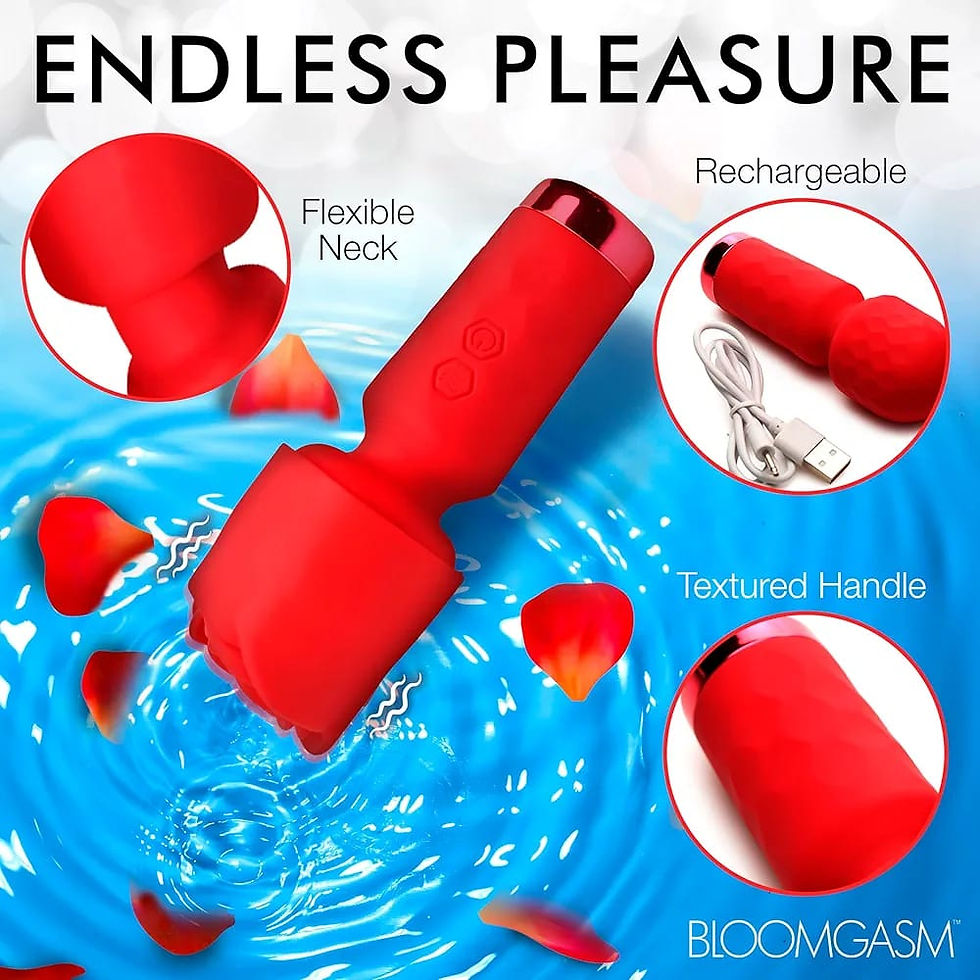 Miniaturbild: BLOOMGASM, Pleasure Rose Petite, Mini silicone rose wand