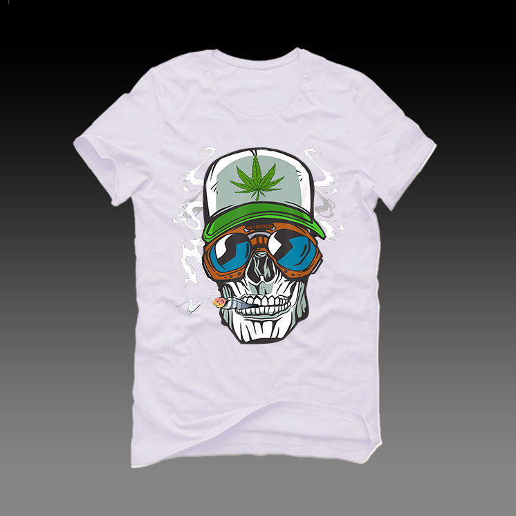 Sultans' Smoke Smoking Skull - Short Sleeve