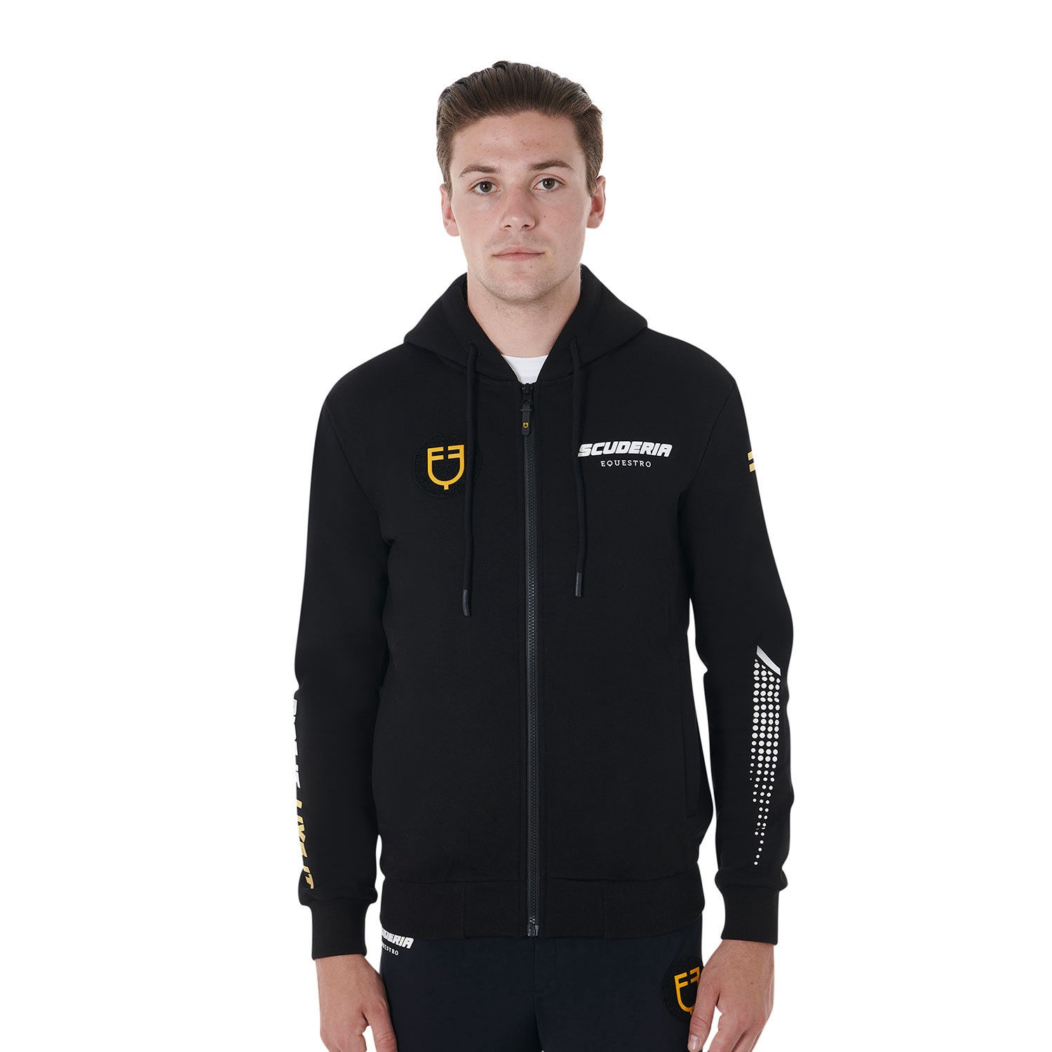 Scuderia Equestro Men's Hooded Sweatshirt Fleece