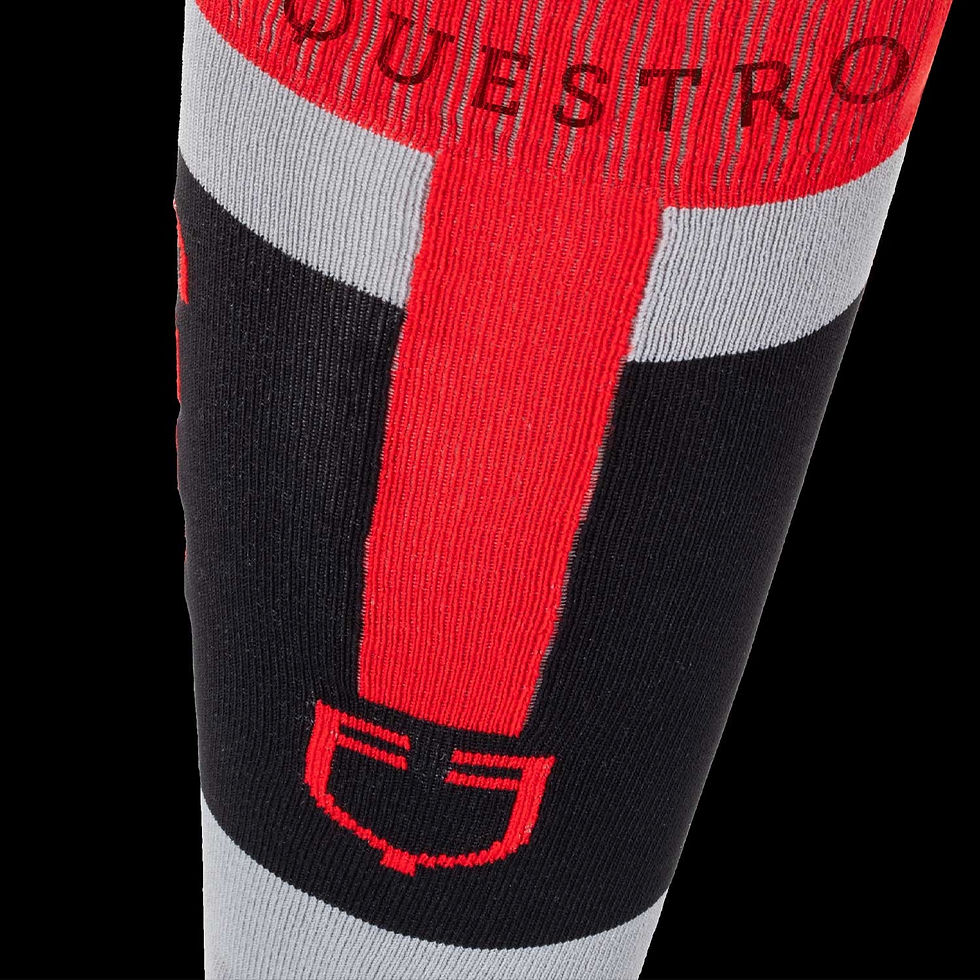 Thumbnail: Equestro Unisex Socks in Breathable Technical Fabric