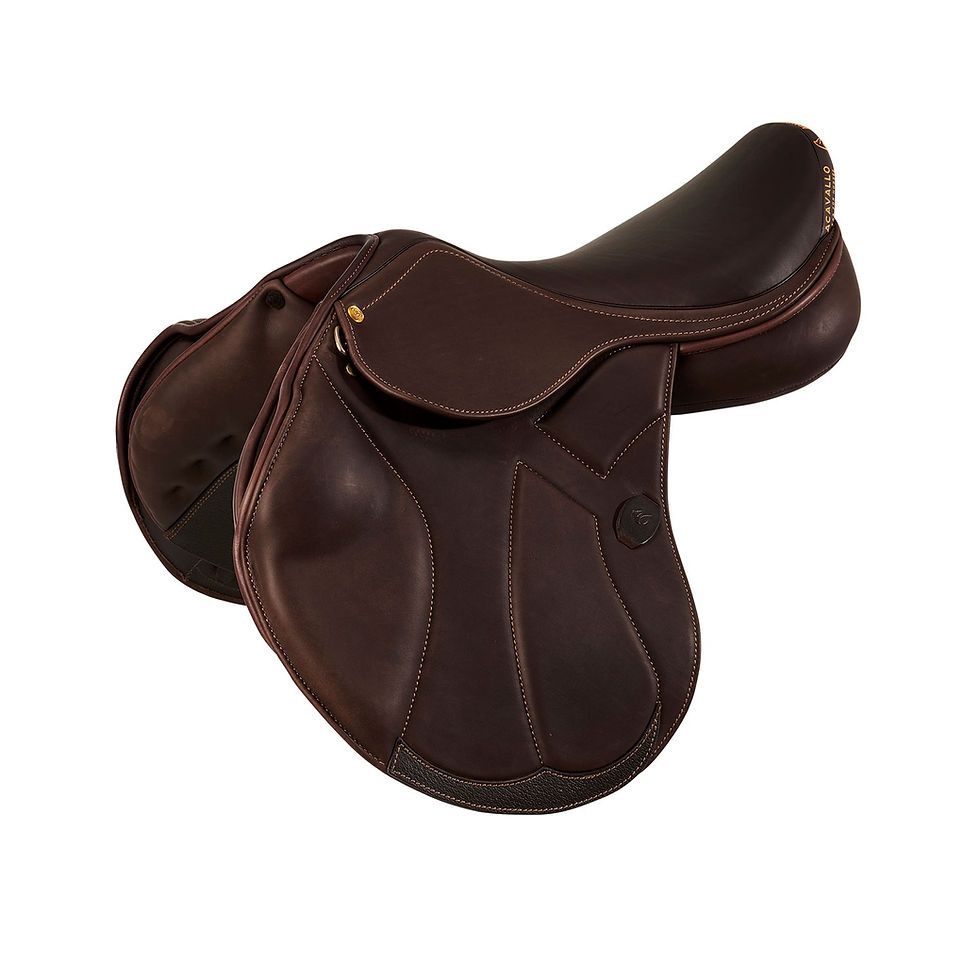 Thumbnail: Acavallo Guttuso Jumping Saddle with Wool Flocked Panels