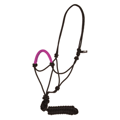 Ezy Ride Solid Nose Rope Halter with Lead | tackshop.co.nz