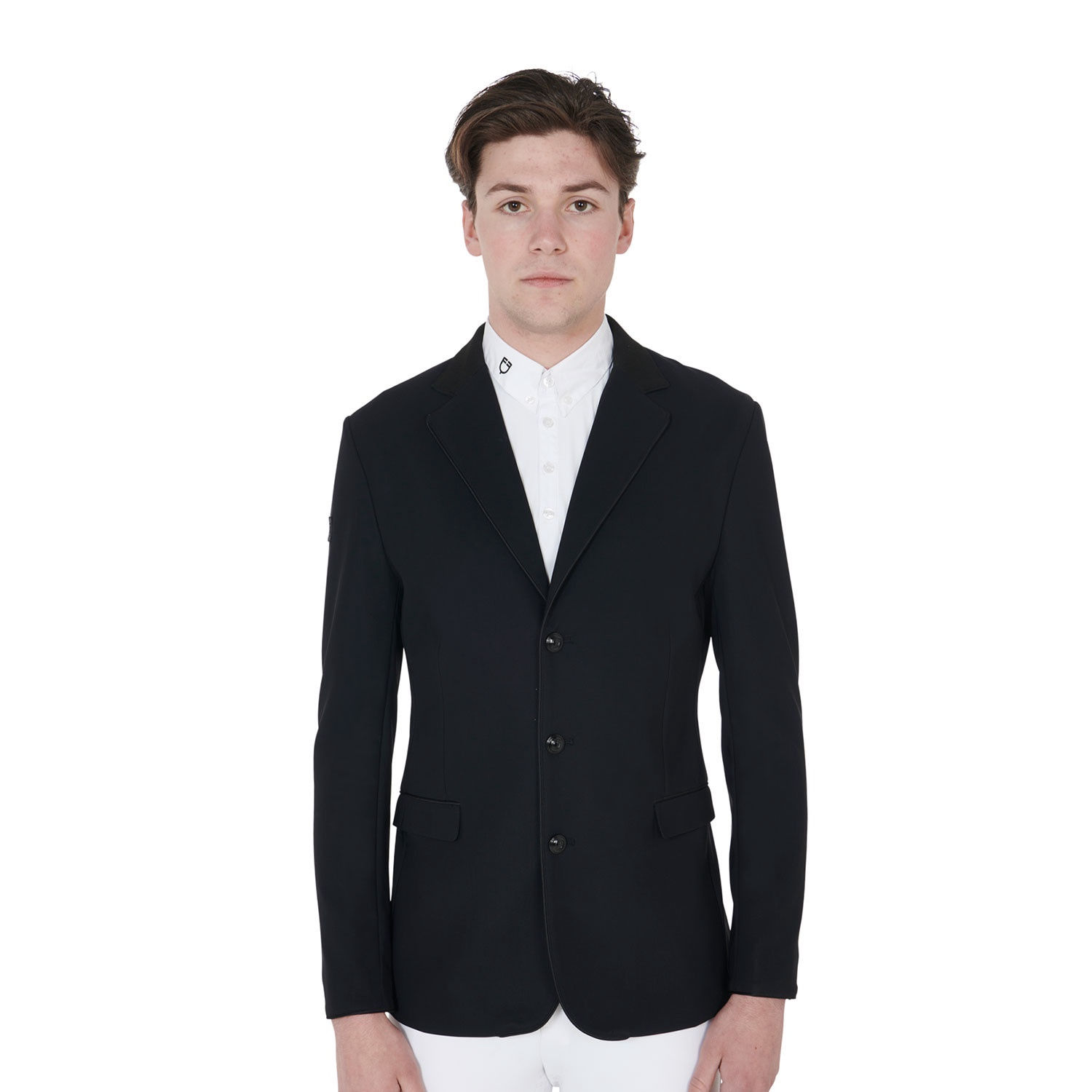Equestro Men's Competition Jacket with Three Buttons