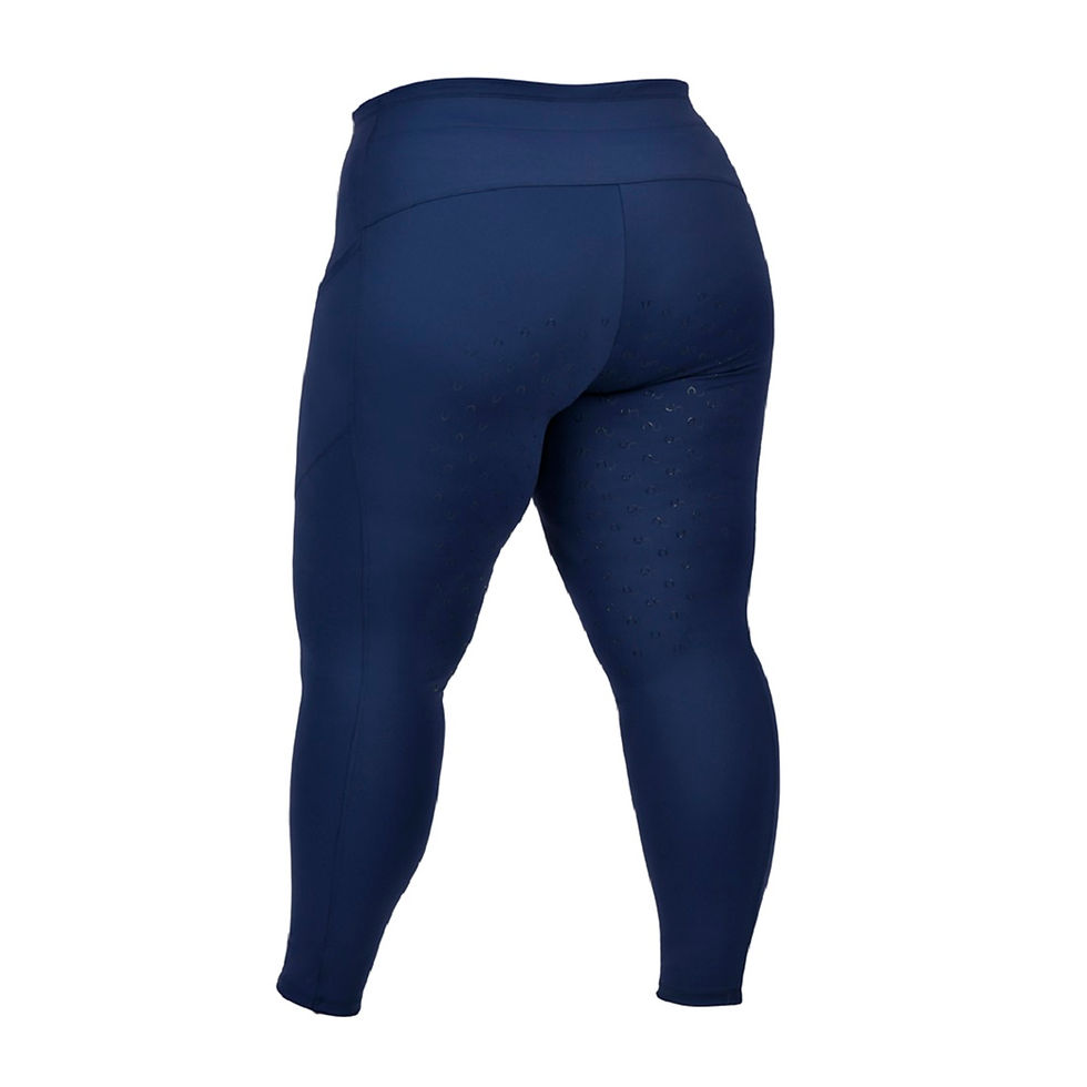 Thumbnail: Dublin Flattering Front Riding Tights - large sizes
