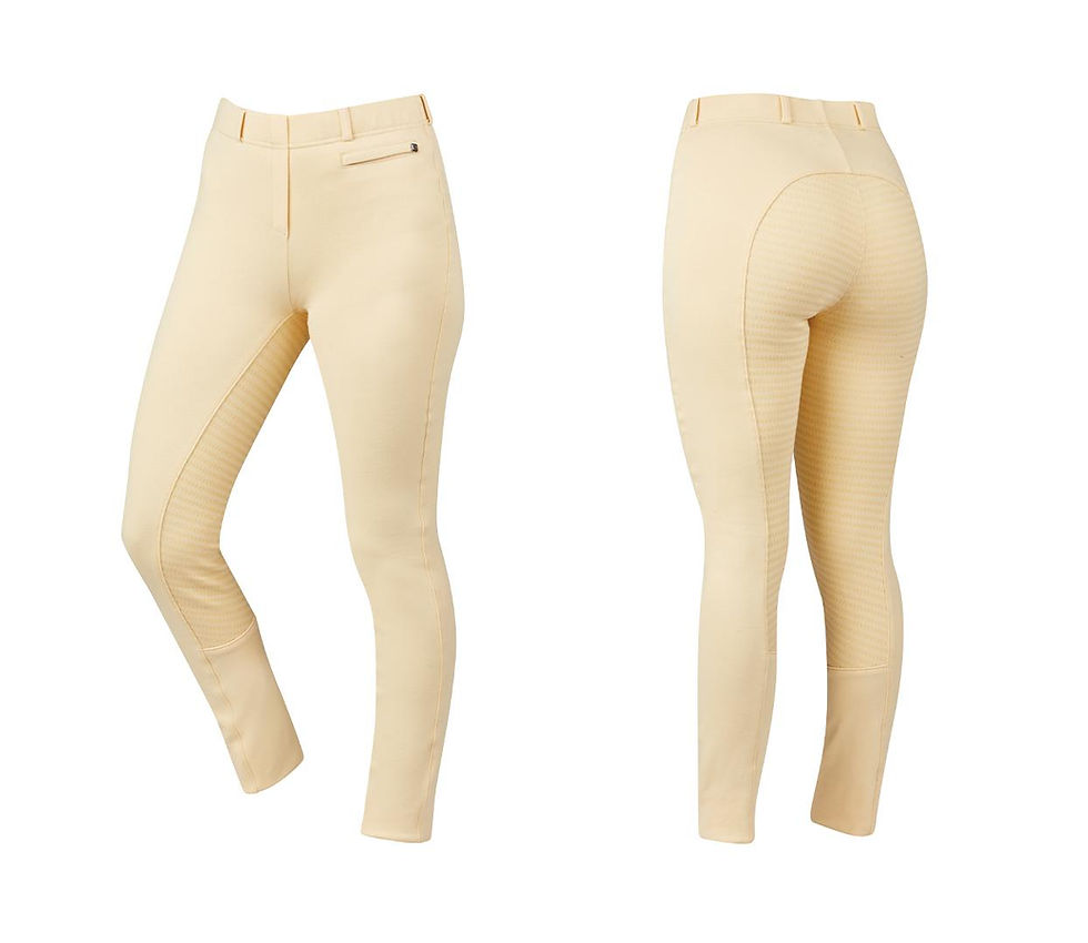 Thumbnail: Dublin Supa Fit Pull On Gel Full Seat Year Round Childs  Jodhpurs