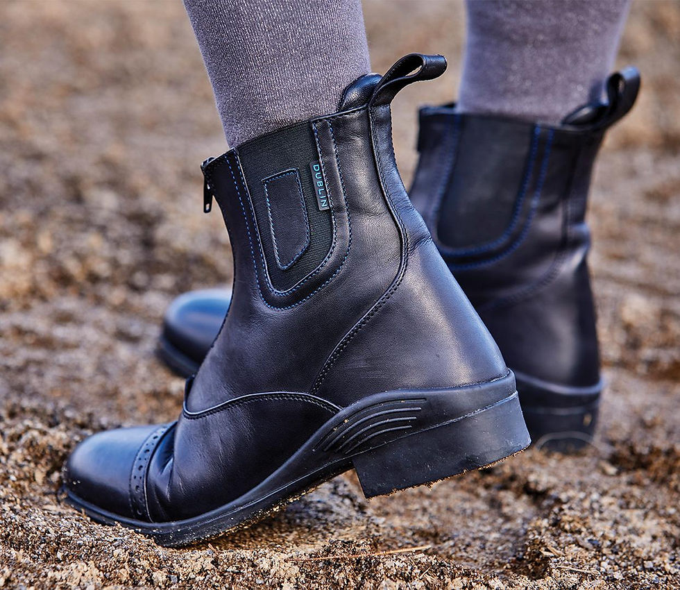 Thumbnail: Dublin Evolution Zip Front Waterproof Paddock Boots
