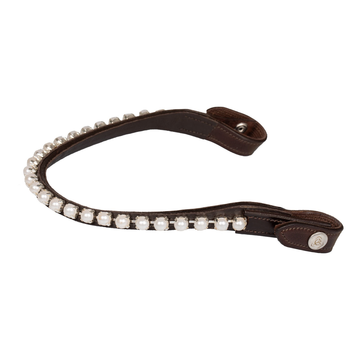 Acavallo Calfskin Browband with Pearls