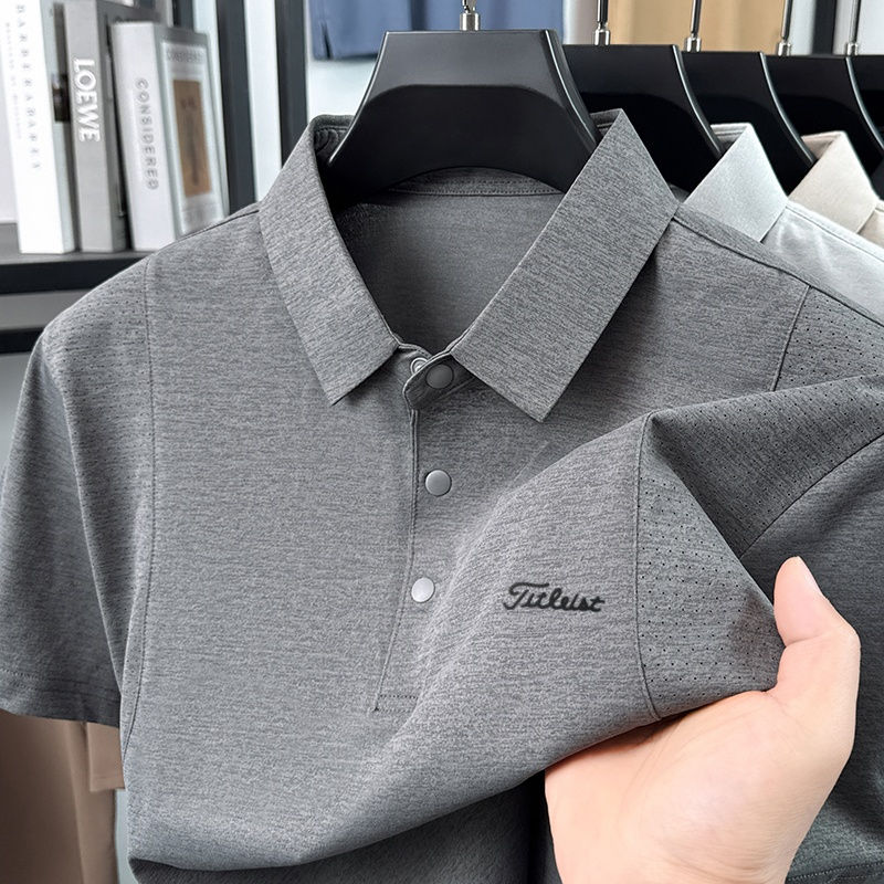 Miniatura: Camisa Polo Masculina Esportiva com Gola Social