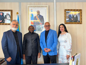 FutureTrends delegation meets the Spec. Envoy of the President of DRC H.E. Kinuani Kamitatu MASSAMBA
