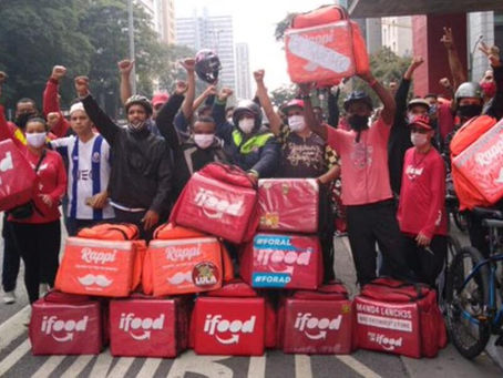 Carta de apoio à greve dos entregadores