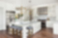 Beautiful white kitchen in new luxury ho