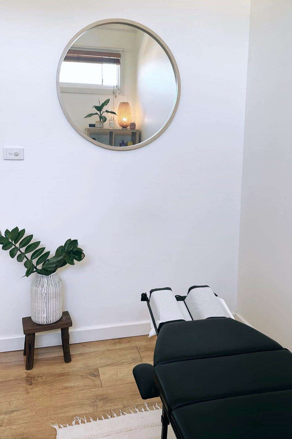 The treatment room at Cable Beach Chiropractic