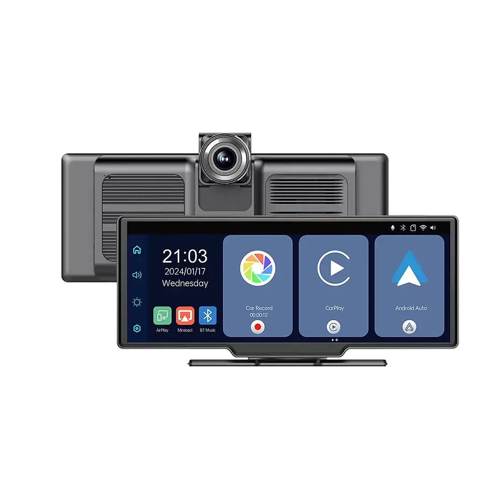 Thumbnail: 10.26 Inch IPS Wireless Carplay Touchscreen Monitor with 1080P DVR