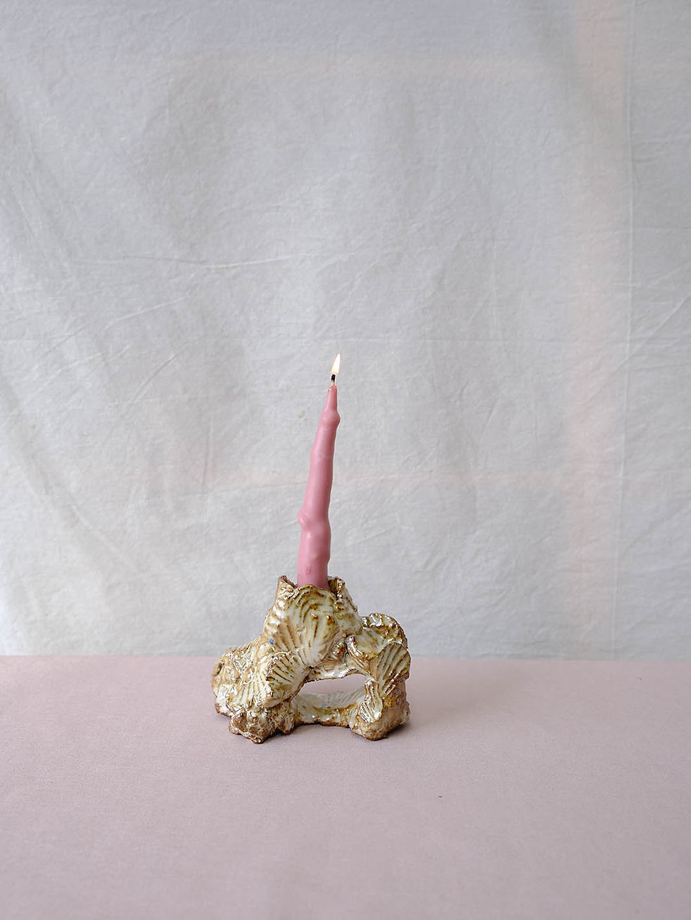 Shell Grotto Candle Holder