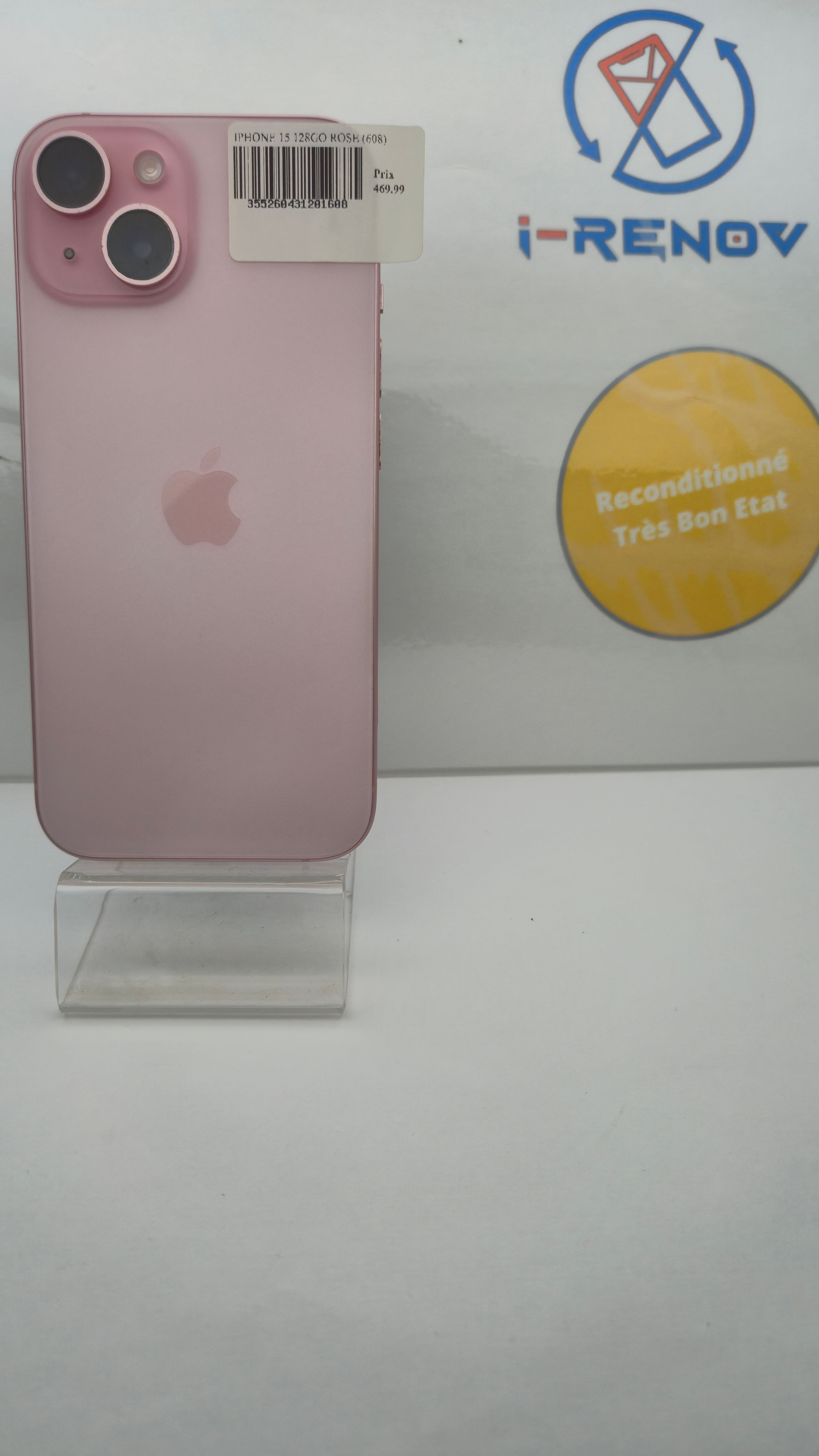 IPHONE 15 128GO ROSE (608)