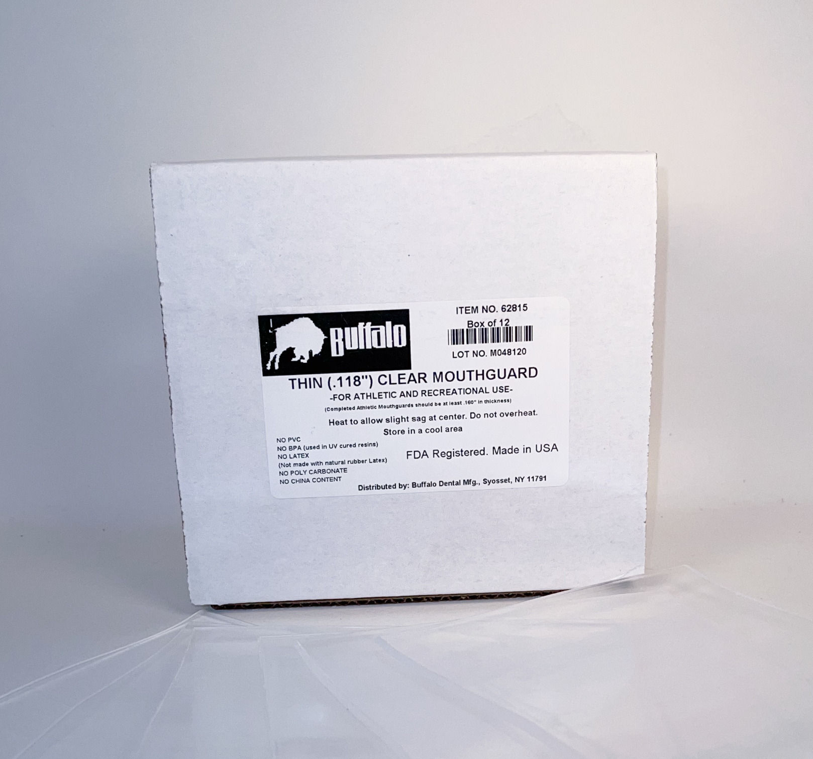 Buffalo Thin Clear Mouthguard