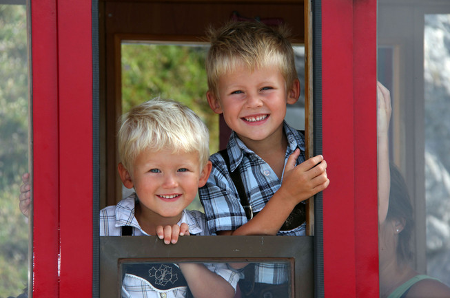 Auf den Schafberg mit der Bahn