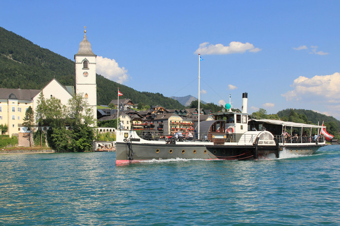 Bootsfahrt vor St. Wolfgang