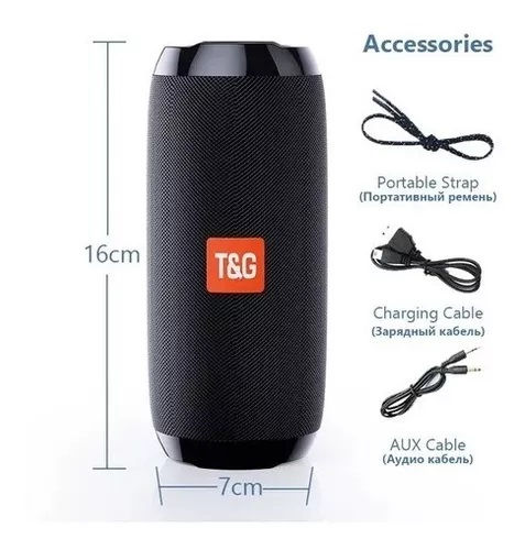 Miniatura: Parlante Portátil Tg 117 Bluetooth Usb Outdoor Impermeable
