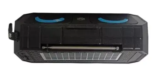 Miniatura: Parlante Bluetooth Portátil Usb Con Panel Solar Altavoz