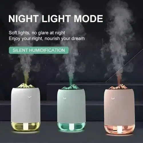 Difusor Humidificador Magic Flame luz Led + Esencia