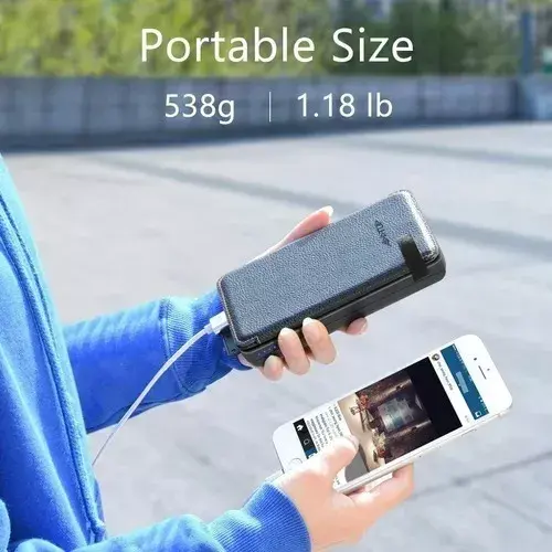 Miniatura: Power Bank Cargador Solar De 20000 Mah 4 Paneles Batería