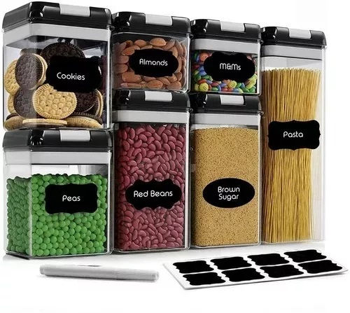 Miniatura: Recipientes Hermeticos Organizadores De Cocina 7 Piezas