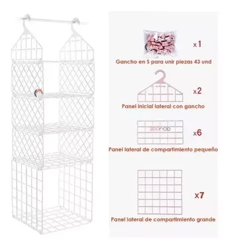 Organizador De Armario Plegable Estante De Almacenamiento