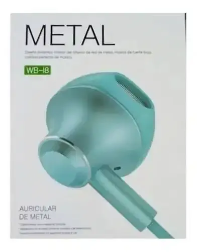 Miniatura: Audifono Alambrico Metalico Weibo Wb-i8 Nuevos