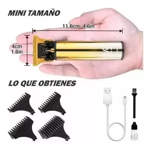 Miniatura: Máquina Patillera Recargable Mini Nanotec Nt-cp628