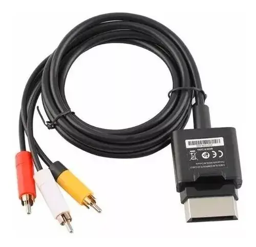 Cable Xbox 360 Audio Y Video Rca Xbox 360 Slim