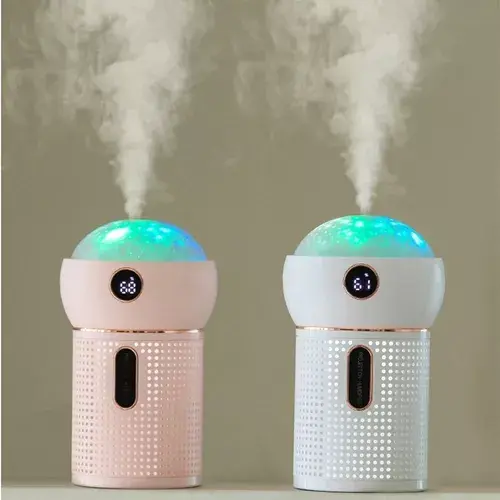 Miniatura: Difusor Humificador De Aromas Recargable Y Proyector + Esenc