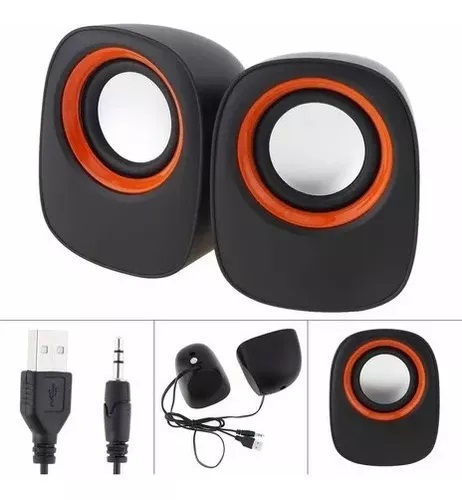 Miniatura: Parlante Para Pc D-05a Entrada Usb Y Control De Volumen