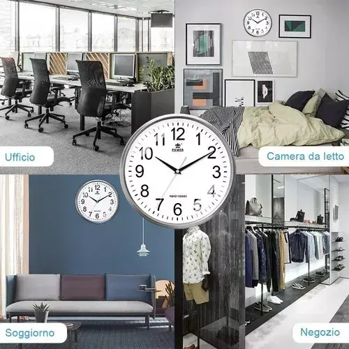 Camara Espía Reloj De Pared 1080hd Oculta Monitoreo 24/7