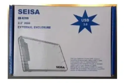Carcasa Convierte Disco Duro Seisa Transparente 3.0
