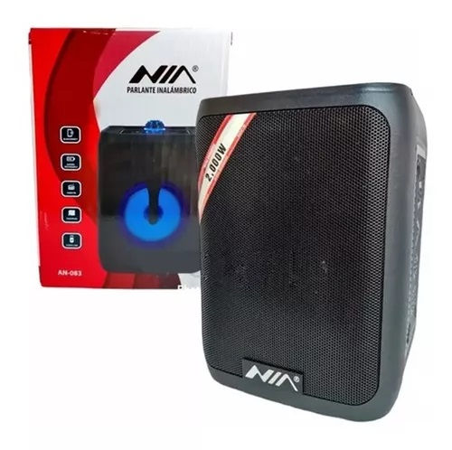 Miniatura: Parlante Cabina Recargable Nia Radio Bluetooth Usb Sd An-083