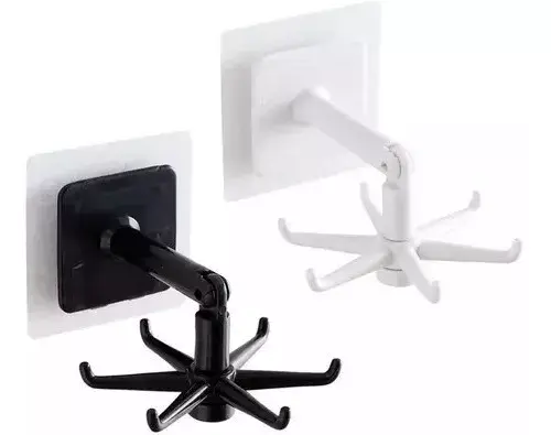 Miniatura: Gancho Soporte Colgador Utensilios 360º Autoadhesivo Multiu