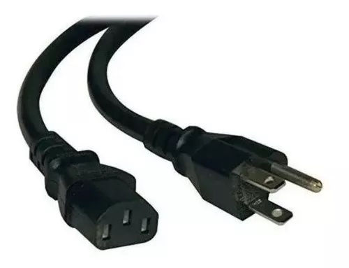 Cable De Corriente O Poder Pc O Monitor Y Otros 1.2mts