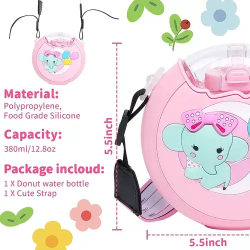 Miniatura: Termo Botilito Motivacional Para Niño Animales Little