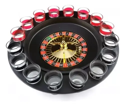 Ruleta De Shots Juego Mesa 16 Copas Juego Para Fiestas