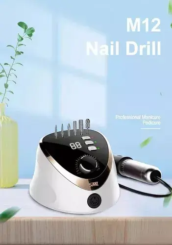 Pulidor De Uñas Eléctrico 6 Brocas Para Manicure Y Pedicure