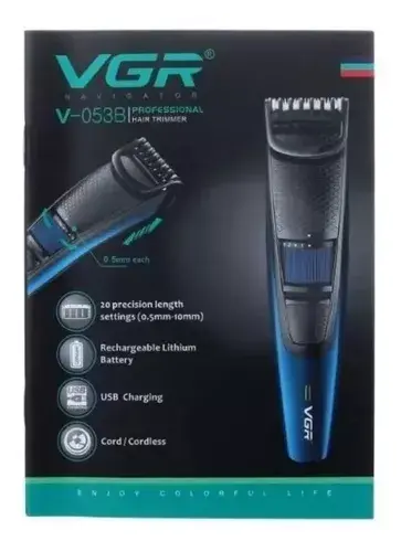 Cortadora De Pelo Barba Cuchilla Ajustable 5-10mm Vgr V-053b