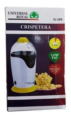 Crispetera Universal Royal Sin Aceite Máquina Palomitas