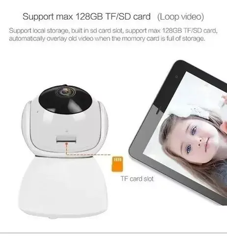 Cámara De Vigilancia Ip V380 Pro Visión Nocturna 720p